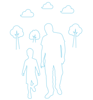 How to talk to your kids about drinking Man walking with young son